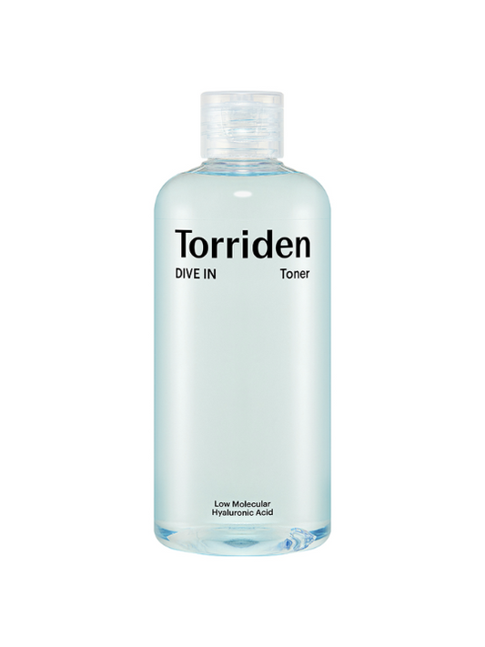 Bottle of Torriden Dive In Hyaluronic Acid Toner against a white background. Available at Sinless Skincare.