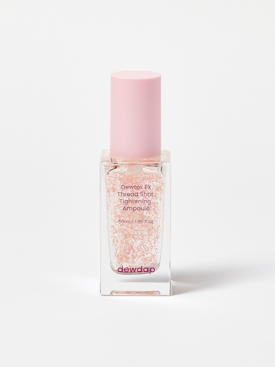Dewdap Detox Ex Thread Shot Tightening Ampoule against white background. Available at Sinless Skincare.