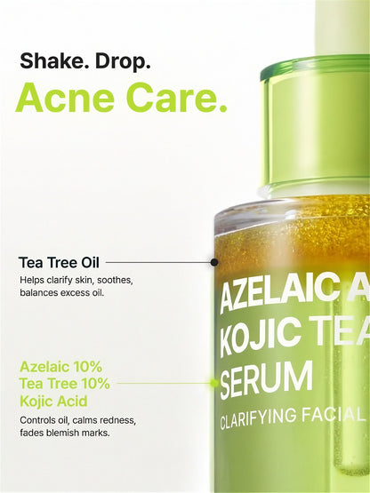 Purito Azelaic Acid Kojic Tea Tree Serum infographic