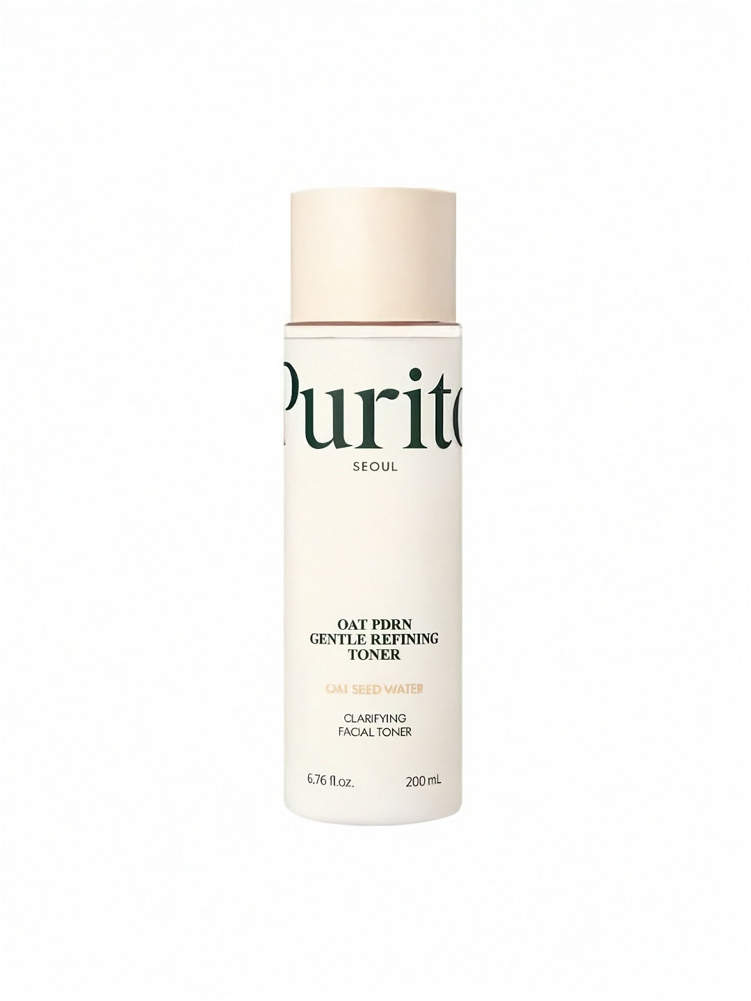 Purito Oat PDRN Gentle Refining Toner bottle on a white background