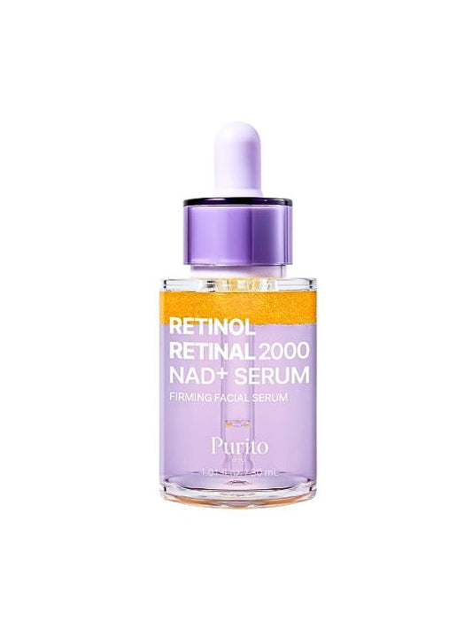 Purito Retinol Retinal 2000 NAD+ Serum bottle on a white background