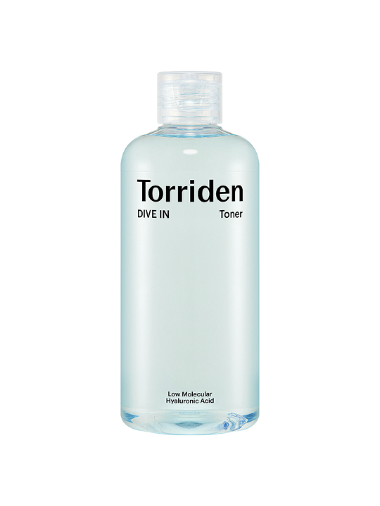 Bottle of Torriden Dive In Hyaluronic Acid Toner against a white background. Available at Sinless Skincare.