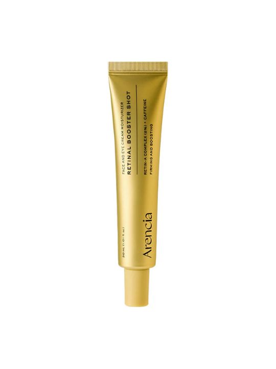 Tube of Arencia Retinal Booster Shot on a white background