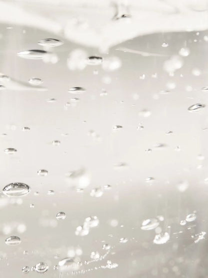 Close up bubbles from Aromatica Organic Aloe Vera Gel 
