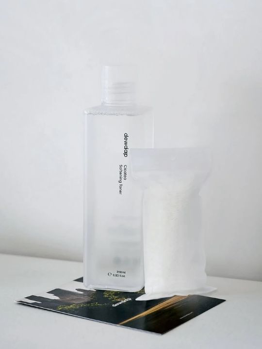 Dewdap Cicatea Softening Toner on a light grey background