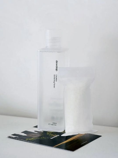 Dewdap Cicatea Softening Toner on a light grey background