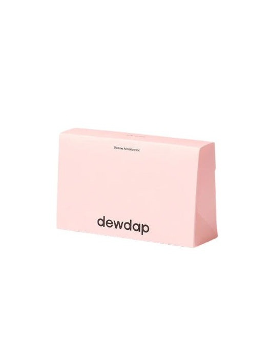 Pink Dewdap Dewtox Mini Kit packaging on a white background