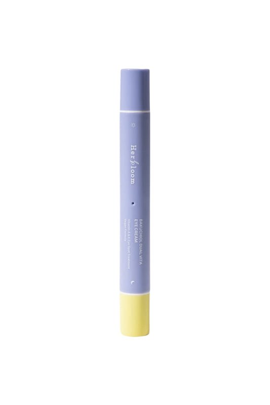 Tube of Herbloom Bakuchiol Dual Vita Eye Cream on a white background