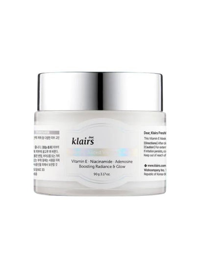 Klairs Freshly Juiced Vitamin E Mask on a white background