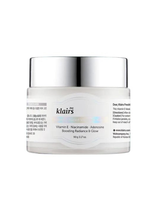Klairs Freshly Juiced Vitamin E Mask on a white background