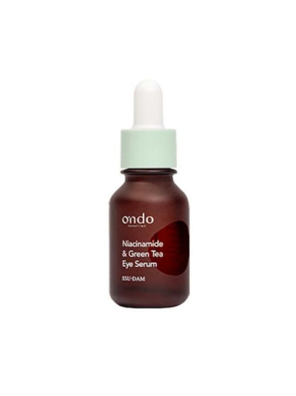 Ondo Beauty Niacinamide & Green Tea Eye Serum on a white background
