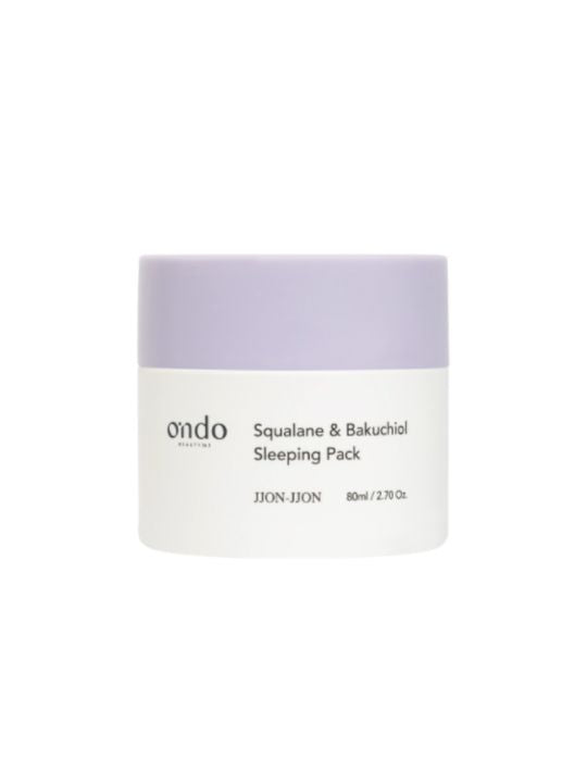 Ondo Beauty Squalane & Bakuchiol Sleeping Pack container on a white background