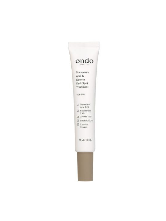 Ondo Beauty Tranexamic Acid & Licorice Dark Spot Treatment on a white background