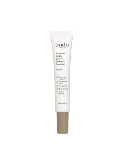 Ondo Beauty Tranexamic Acid & Licorice Dark Spot Treatment on a white background