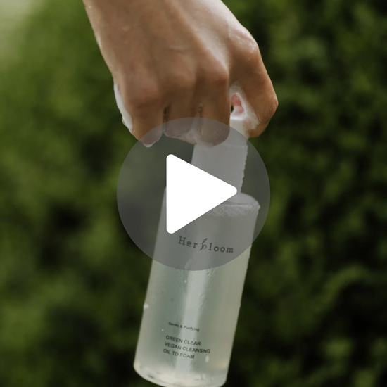 Herbloom Green Clear Cleansing Oil to Foam information video
