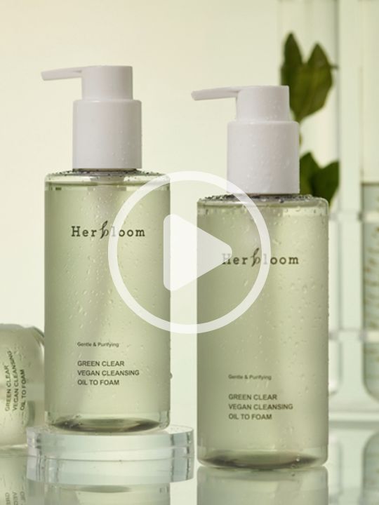 Herbloom Green Clear Cleansing Oil to Foam brand video