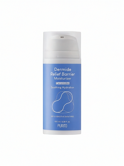 Purito Dermide Relief Barrier Moisturizer on a white background