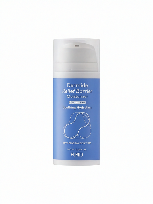 Purito Dermide Relief Barrier Moisturizer on a white background