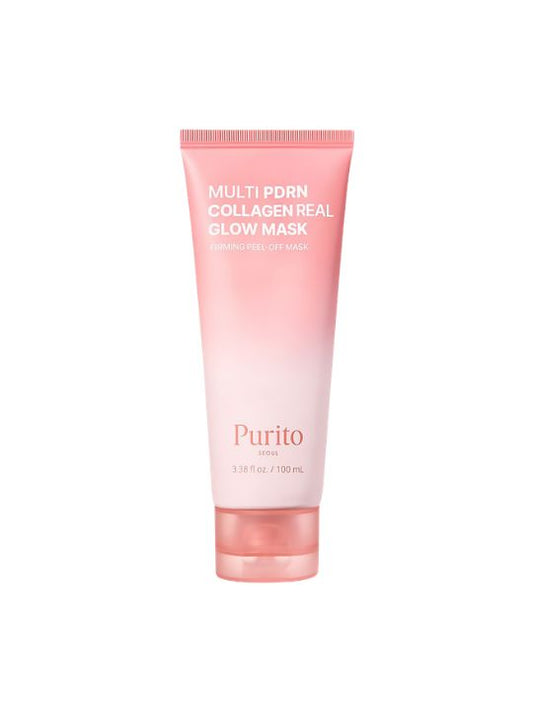Purito Multi PDRN Collagen Real Glow Mask 100ml on a white background