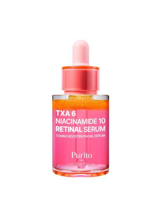 Purito Seoul TXA 6 Niacinamide 10 Retinal Serum on a white background