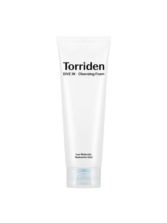 Torriden Dive In Cleansing Foam on a white background