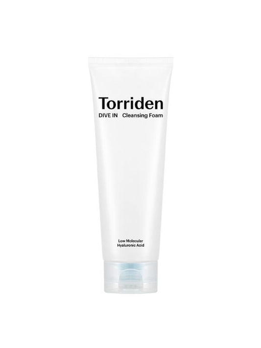 Torriden Dive In Cleansing Foam on a white background