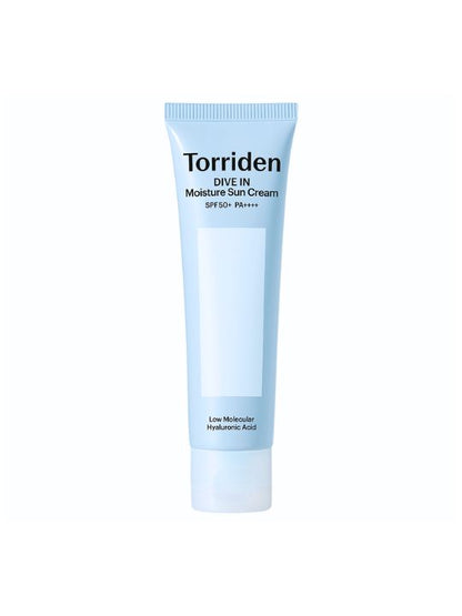 Tube of Torriden Dive In Moisture Sun Cream on a white background