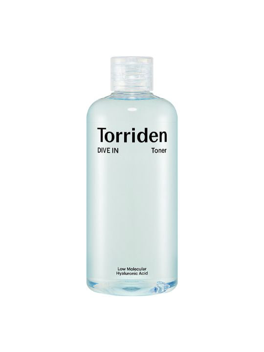 Bottle of Torriden Dive In Toner on a white background