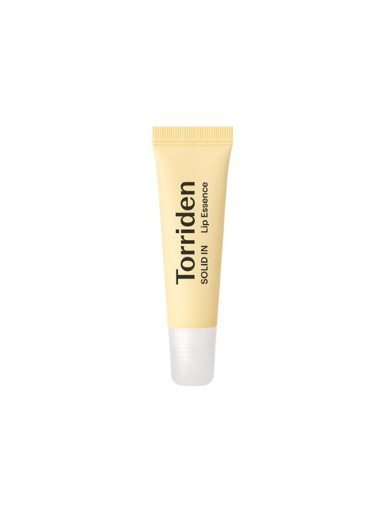 Torriden Solid In Lip Essence yellow tube on a white background